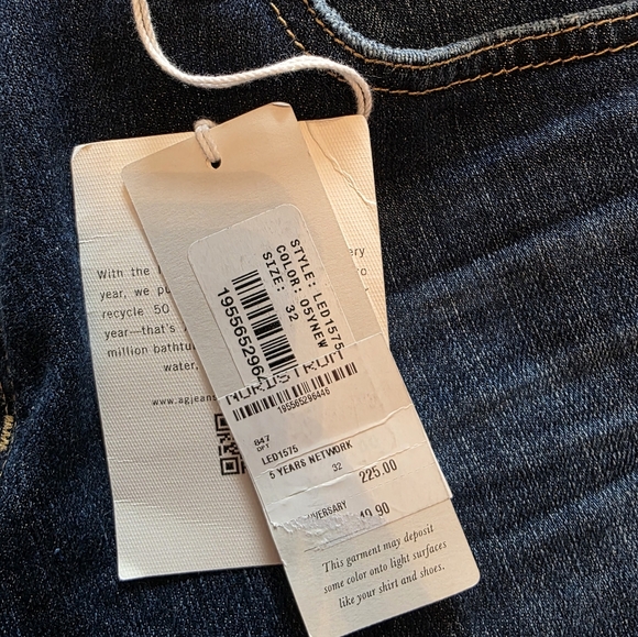 AG Adriano Goldshmied New Ex-Boyfriend Slouchy Slim Jeans Size 32R - Picture 13 of 14